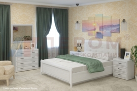 Спальня Карина - композиция 5 Снежный Ясень - мебель ЛЕРОМ во Владивостоке