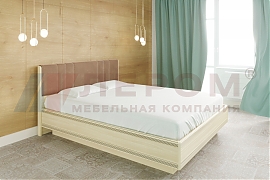 Кровать Карина КР-1013 Ясень Асахи+велюр - мебель ЛЕРОМ во Владивостоке