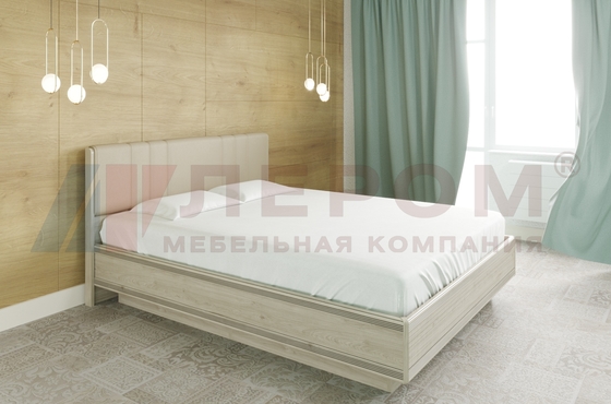 Кровать Карина КР-1013 Гикори Джексон светлый - мебель ЛЕРОМ во Владивостоке