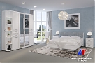 Спальня Карина - композиция 3 Снежный Ясень+велюр - мебель ЛЕРОМ во Владивостоке